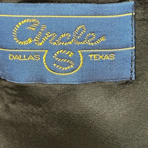 Circle S Men’s Dallas TX Cowboy Blazer 2 Button Gray S 48L Pre-Owned Made in USA - Picture 9 of 12